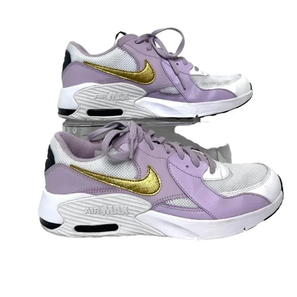 Nike Shoes - Nike Air Max Low Top Shoes Lilac Lace Up Sneaker Girls Youth 6.5 CD6894-…
